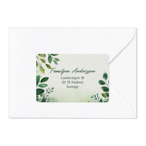 Sender address labels - set of 16