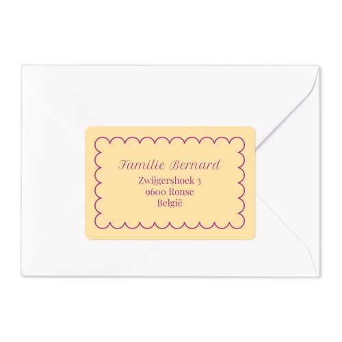 Classy Scallop Bow - Text Only Classy Scallop Bow - Text Only