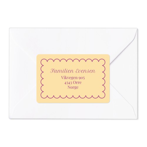 Classy Scallop Bow - Text Only Classy Scallop Bow - Text Only