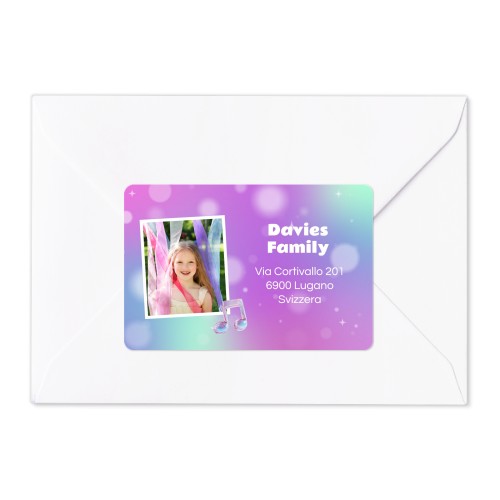 Holographic Music Notes