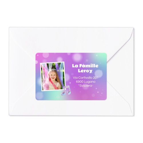 Holographic Music Notes