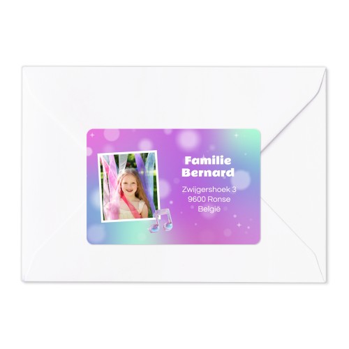 Holographic Music Notes