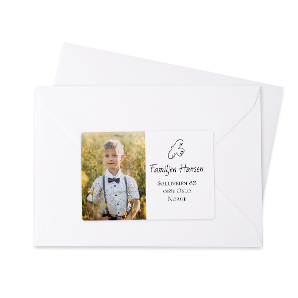 Sender address labels - set of 16 Sender address labels - set of 16