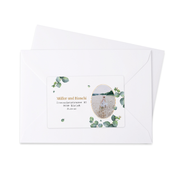 Sender address labels - set of 16 Sender address labels - set of 16