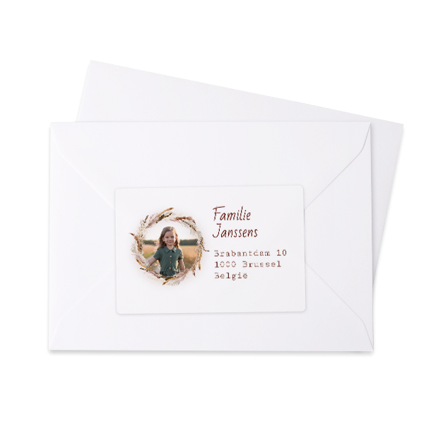 Sender address labels - set of 16