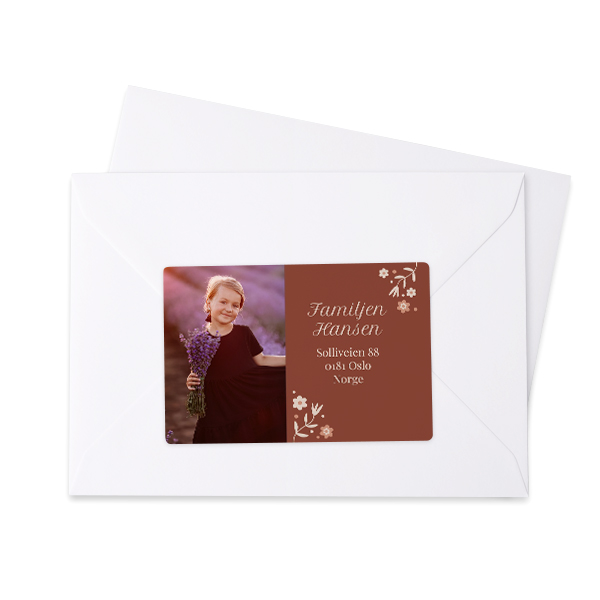Afsender adresselabels – 16 stk Afsender adresselabels – 16 stk