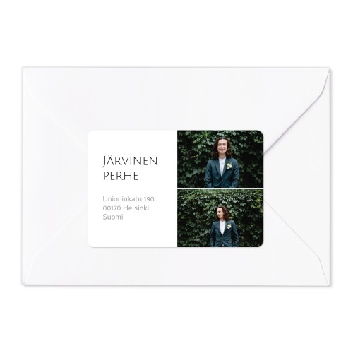 Minimalistinen valokuvakollaasi