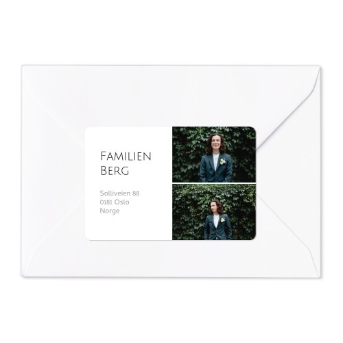 Minimalistisk fotokollasje Minimalistisk fotokollasje