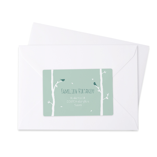 Adressetiketter för avsändare - 16 st