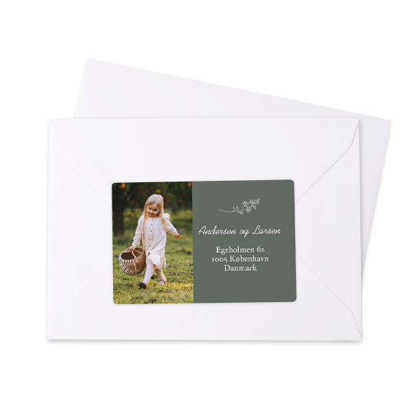 Sender address labels - set of 16