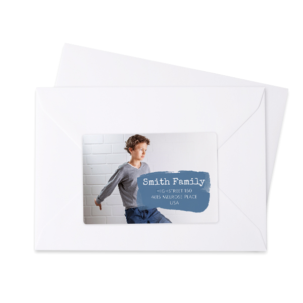 Étiquettes adresse pour l'expéditeur (lot de 16)