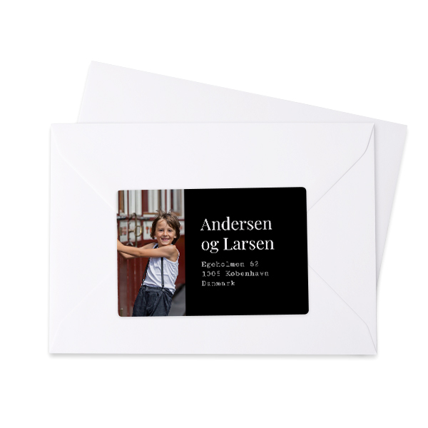 Sender address labels - set of 16