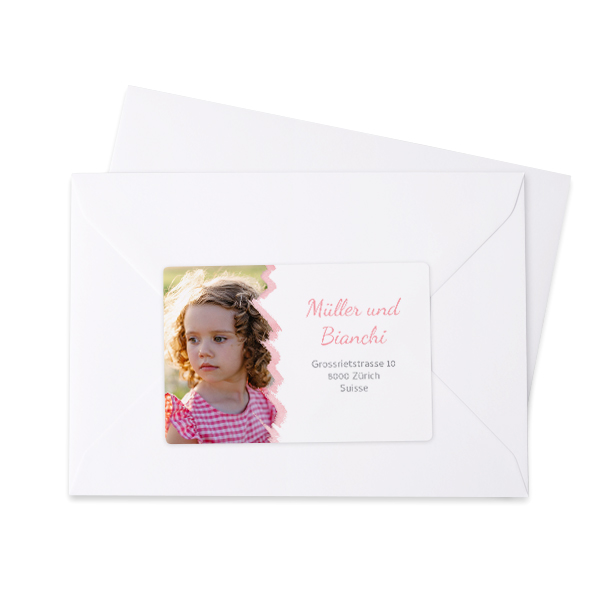 Afzender adresstickers (set van 16)