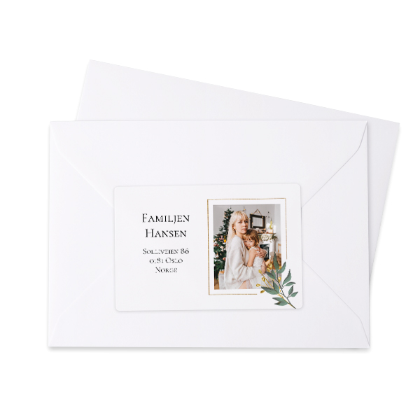 Sender address labels - set of 16
