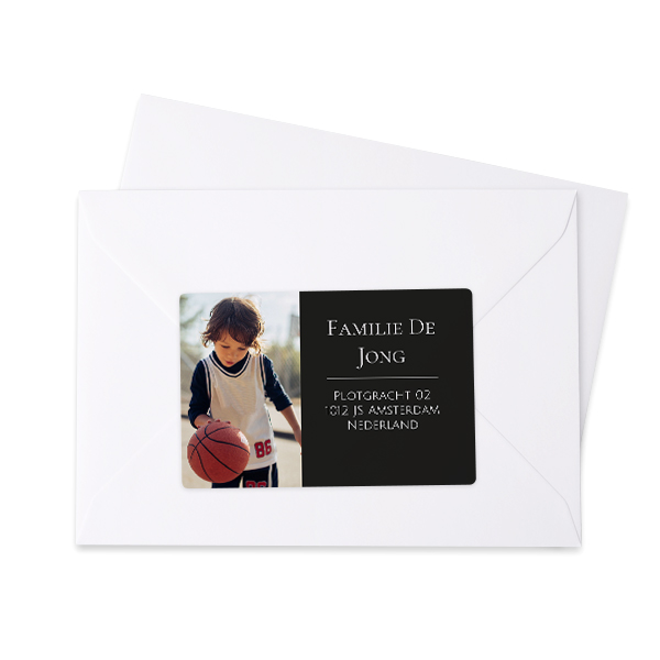 Étiquettes adresse pour l'expéditeur (lot de 16)