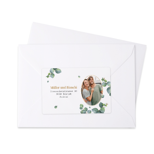 Sender address labels - set of 16 Sender address labels - set of 16