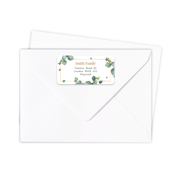 Sender address labels - set of 24