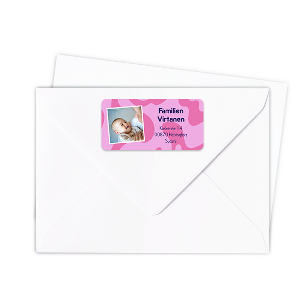 Sender address labels - set of 24 Sender address labels - set of 24