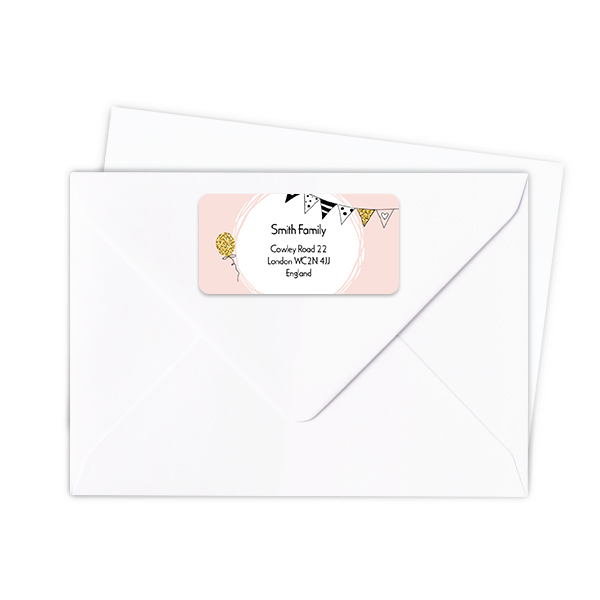 Sender address labels - set of 24