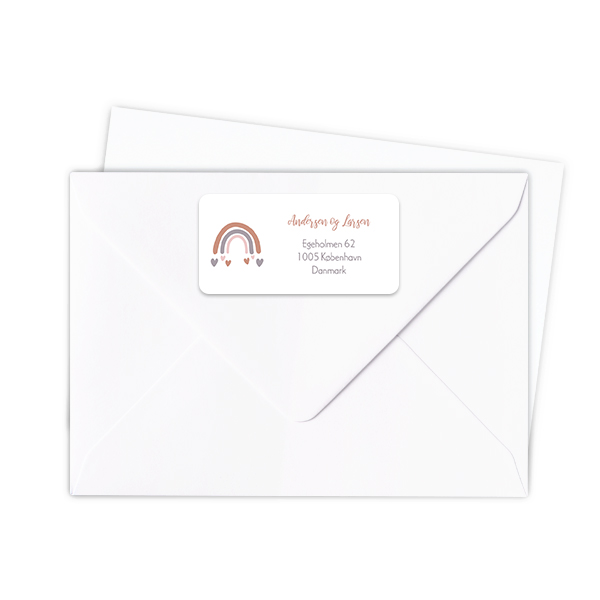 Sender address labels - set of 24