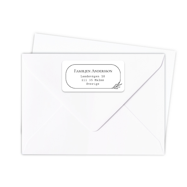 Rectangular address labels 70x35 - set of 24