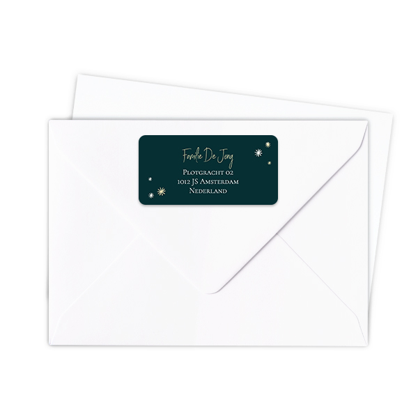 Rectangular address labels 70x35 - set of 24