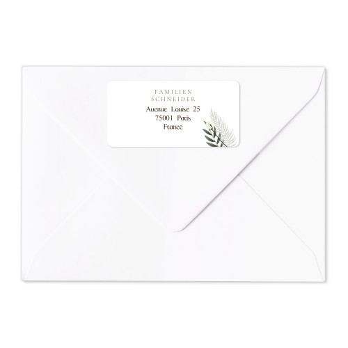 Sender address labels - set of 24 Sender address labels - set of 24