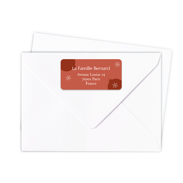 Rectangular address labels 70x35 - set of 24