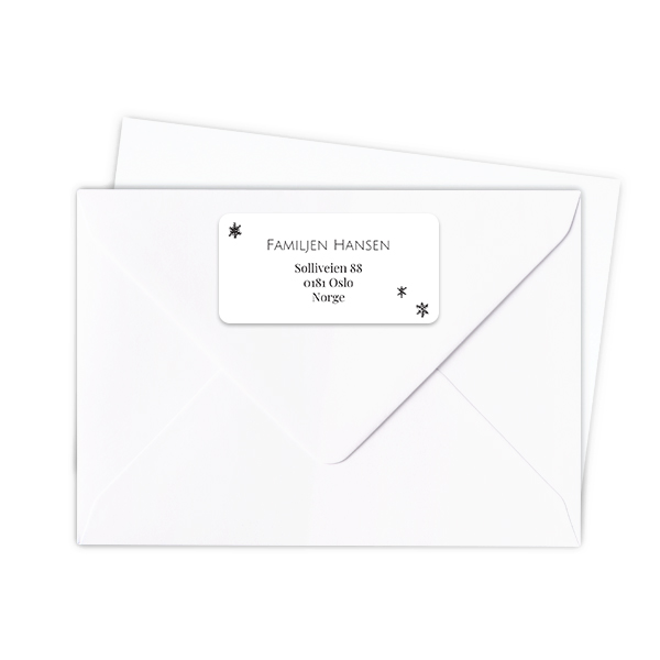 Rectangular address labels 70x35 - set of 24