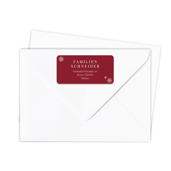 Rectangular address labels 70x35 - set of 24