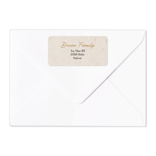 Sender address labels - set of 24