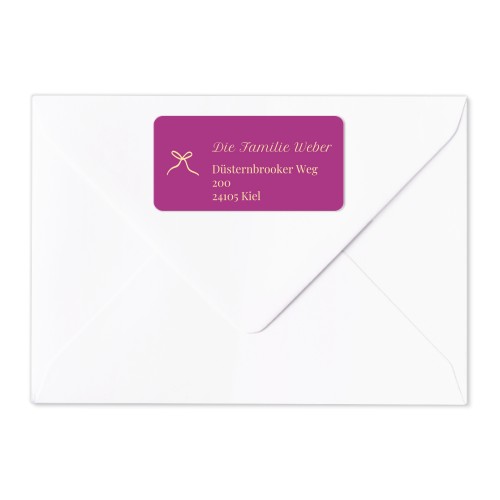 Classy Scallop Bow - Text Only