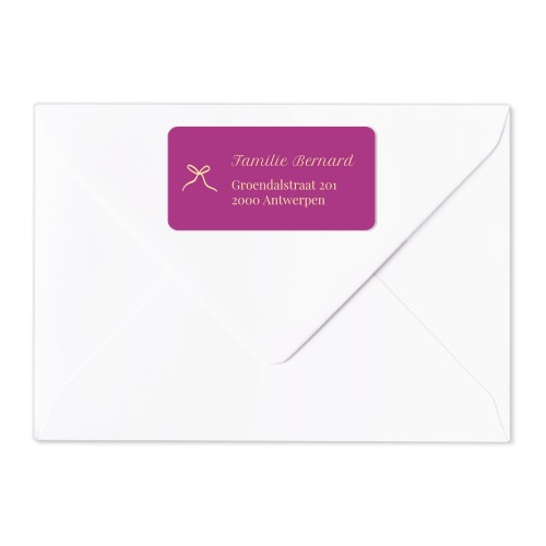 Classy Scallop Bow - Text Only