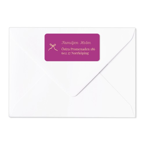 Classy Scallop Bow - Text Only