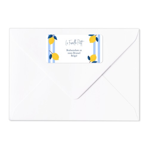 Étiquettes adresse pour l'expéditeur (lot de 24)