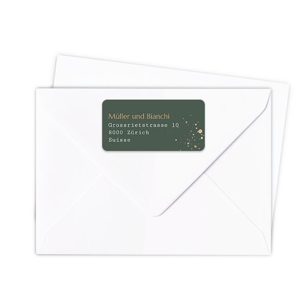 Rectangular address labels 70x35 - set of 24