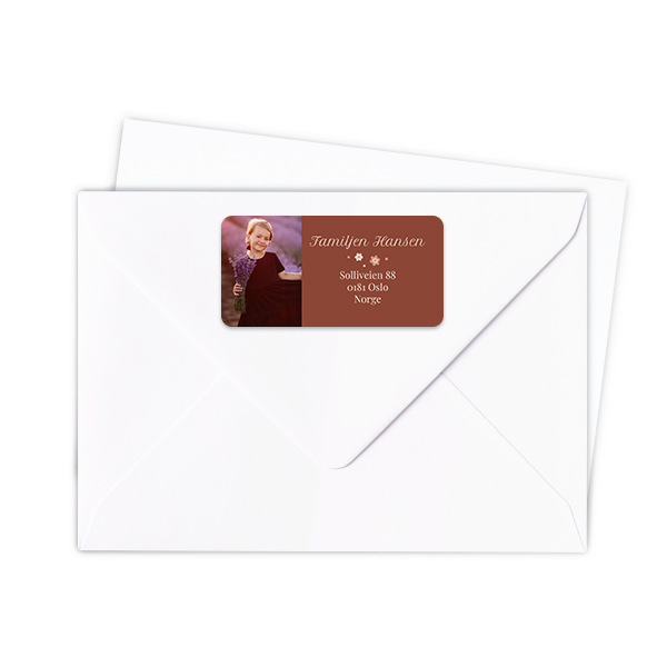 Sender address labels - set of 24 Sender address labels - set of 24