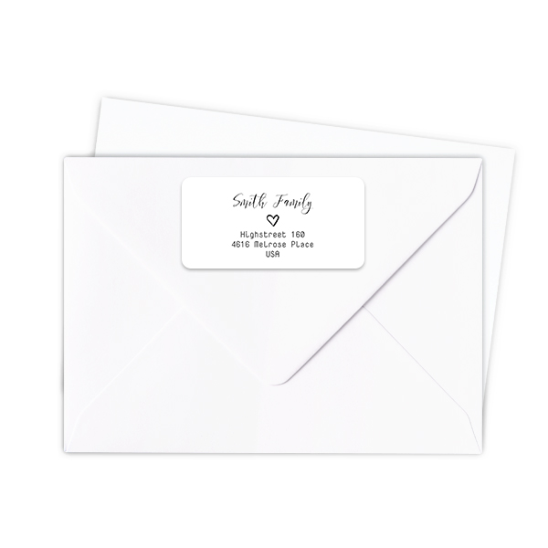 Rectangular address labels 70x35 - set of 24