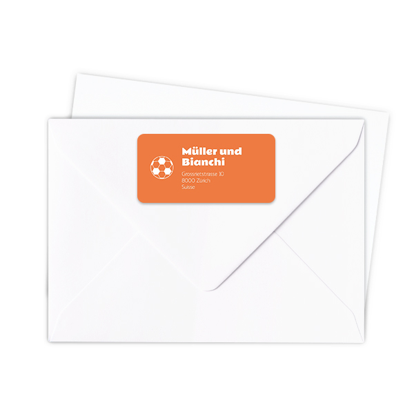 Colour Block Football - Text Only