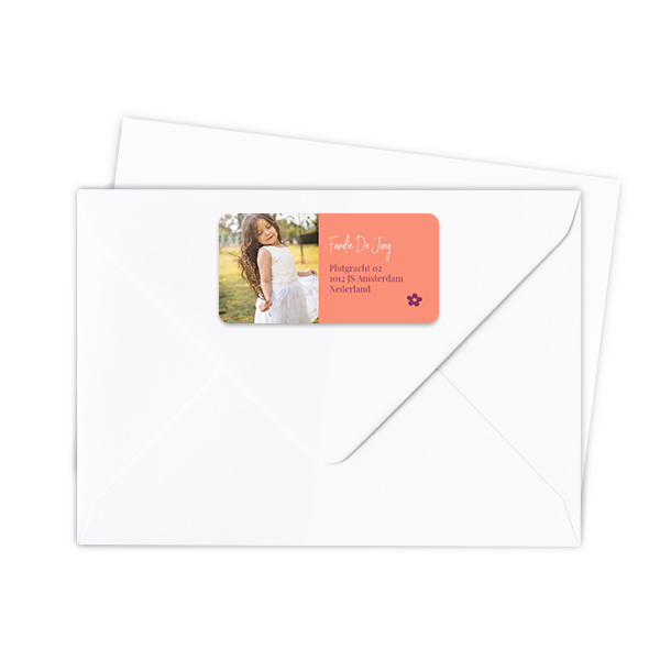 Étiquettes adresse pour l'expéditeur (lot de 24)