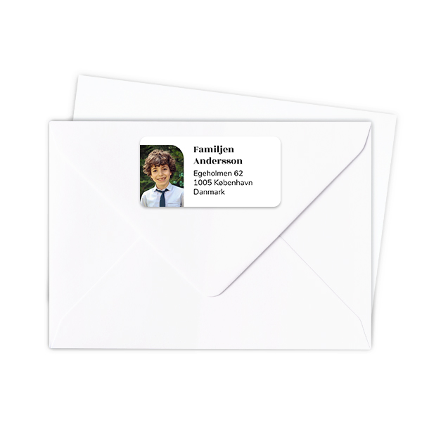 Étiquettes adresse pour l'expéditeur (lot de 24)