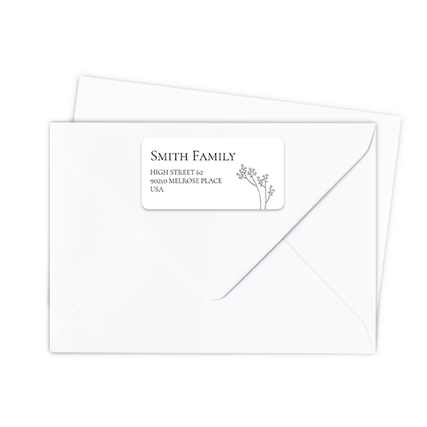 Rectangular address labels 70x35 - set of 24