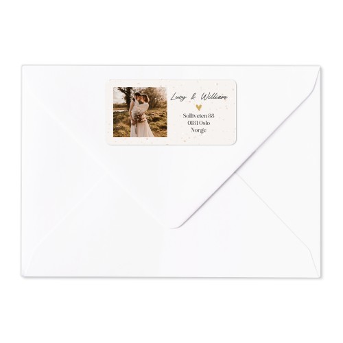 Afzender adresstickers (set van 24)