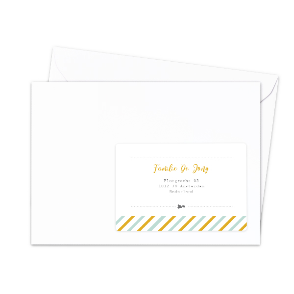 Mottakeradresseetiketter - 16 stk forskjellige