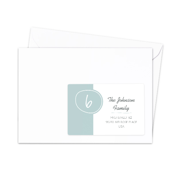 Receiver address labels - set of 16 different Receiver address labels - set of 16 different