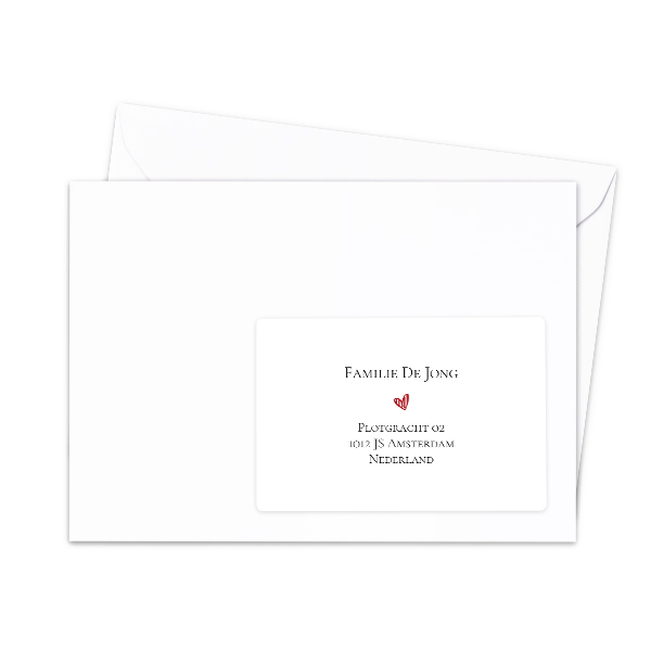 Receiver address labels - set of 16 different Receiver address labels - set of 16 different