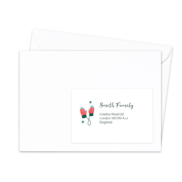 Receiver address labels - set of 16 different Receiver address labels - set of 16 different