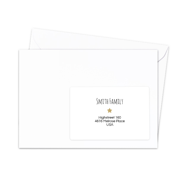 Adressetiketter för mottagare - 16 st olika