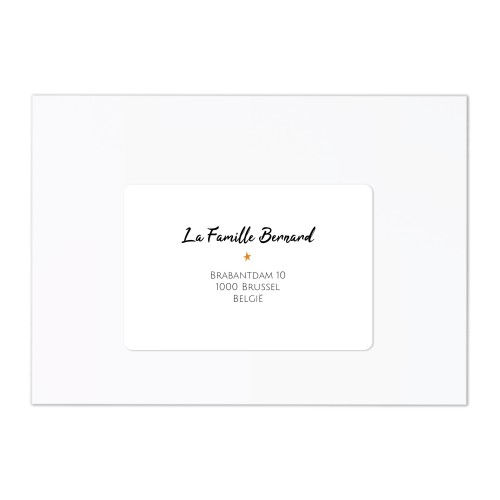 Étiquettes adresse pour les destinataires (lot de 16 différentes)