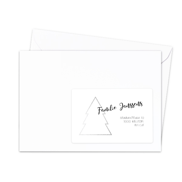 Adressetiketter för mottagare - 16 st olika